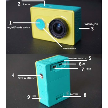 اکشن کمرای شیائومی (XiaoMi-Yi-Action Camera)