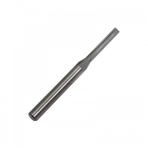 فرز اندمیل ( End Mill ) دوپر دارای طول کارگیر 12mm و قطر 2mm