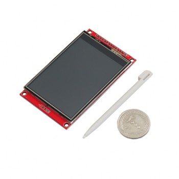 ماژول نمایشگر LCD TFT فول کالر تاچ 3.2 اینچ دارای ارتباط SPI