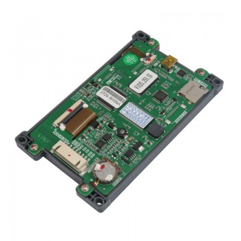 ماژول نمایشگر LCD TFT فول کالر تاچ 4.3 اینچی دارای ارتباط سریال RS232 ، هسته  FPGA و RTC داخلی
