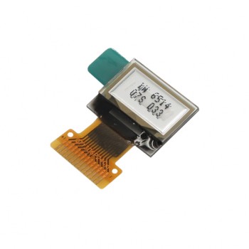 نمایشگر OLED تک رنگ 0.49 اینچ دارای کابل فلت 14 پین و چیپ درایور SSD1306 