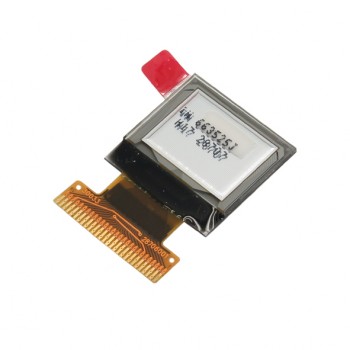 نمایشگر OLED تک رنگ 0.66 اینچ دارای کابل فلت 28 پین و چیپ درایور SSD1306 