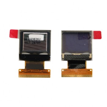 نمایشگر OLED تک رنگ 0.66 اینچ دارای کابل فلت 28 پین و چیپ درایور SSD1306 