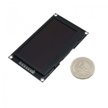 نمایشگر تک رنگ OLED ابعاد 2.42 اینچ و درایور SSD1309