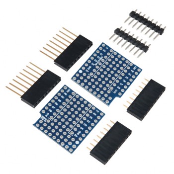 کیت 15 قطعه ای WeMos D1 Mini دارای هسته وایفای ESP8266 ، سنسور ، محرک ، نمایشگر و ...