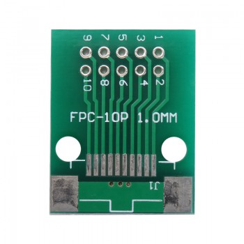 برد آداپتور 10 پین FPC استاندارد 0.5mm