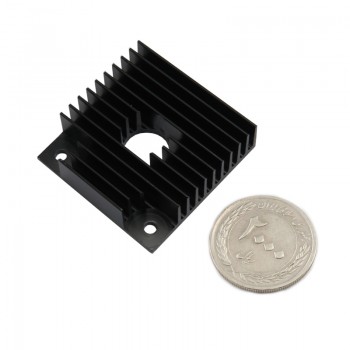 هیت سینک آلومینیومی اکسترودر پرینتر سه بعدی دارای ابعاد 40mm x 40mm