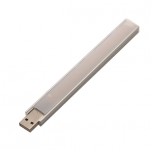 چراغ مطالعه USB سفید دارای کاور آلومینیومی ( 15LED )