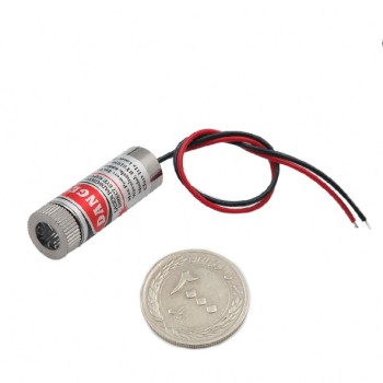 ماژول لیزر قرمز 3 ولت کراس 5mw با قابلیت تنظیم نور