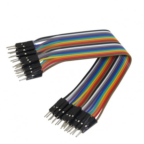 سیم bread board نری به نری 40 سانتی متری Dupont Wire بسته 40 عددی