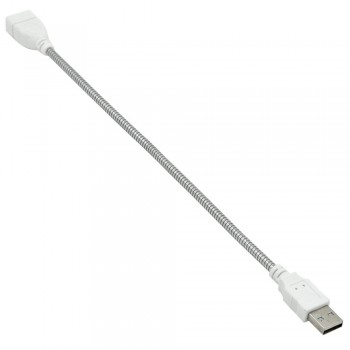 کابل افزایش طول 30 سانتی متری USB2.0 دارای بدنه آلومینیومی