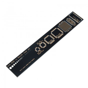 PCB رفرنس ( خط کش ) شامل انواع پکیج های قطعات الکترونیک