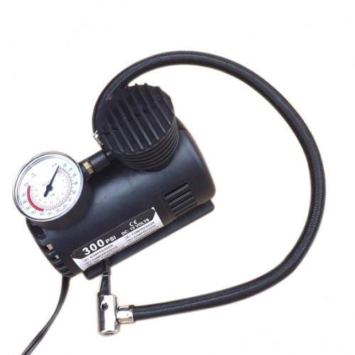 دستگاه پمپ باد فندکی ماشین دارای نمایشگر درجه تنظیم باد