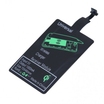 گیرنده شارژر القایی 5 ولت Qi دارای ارتباط میکرو USB ( جهت مثبت )