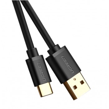کابل انتقال دیتا و شارژر 100 سانتی متری USB Type C محصول UGREEN ( سفید )