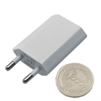 آداپتور و شارژر 5 ولت 1 آمپر دیواری دارای خروجی USB