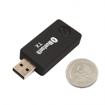 دانگل USB فرستنده صوتی بلوتوث دارای ورودی صدا 3.5 میلیمتری