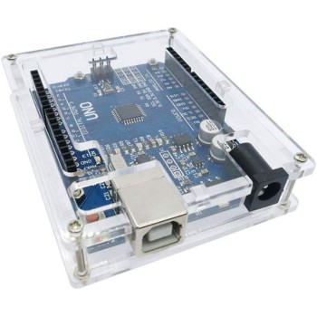کیس پلکسی گلس برد آردینو UNO R3 کیس پلکسی گلس برد آردینو UNO R3