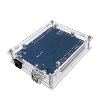 کیس پلکسی گلس برد آردینو UNO R3 کیس پلکسی گلس برد آردینو UNO R3