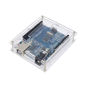 کیس پلکسی گلس برد آردینو UNO R3 کیس پلکسی گلس برد آردینو UNO R3