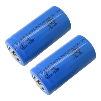 بسته 2 تایی باتری لیتیوم یون 1900mAh 3.7V سایز 16340