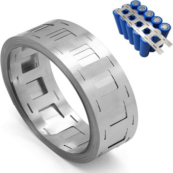 نوار استیل نیکل جوش باتری دو ردیفه ضخامت 0.15 و عرض 27 میلی متر - 1 متری