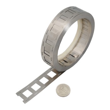 نوار استیل نیکل جوش باتری دو ردیفه ضخامت 0.15 و عرض 27 میلی متر - 1 متری