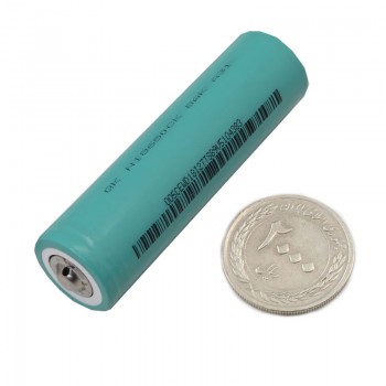 باتری لیتیوم یون نوک دار 3000mAh 3.7V سایز 18650
