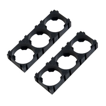 بسته 4 تایی براکت پلاستیکی 1X3 نگهدارنده باتری های لیتیوم یون 18650