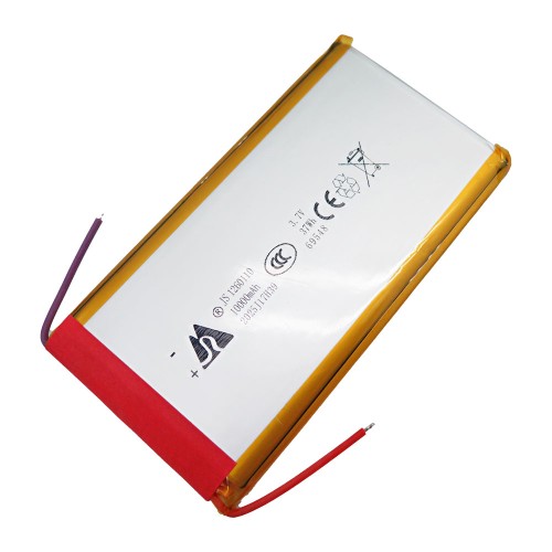 باتری لیتیوم پلیمر 3.7v ظرفیت 10000mAh کد 1260110
