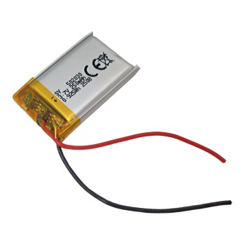 باتری لیتیومی تک سل  3.7V 250mAh 