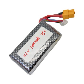 باتری لیتیوم پلیمر 3 سل 11.1 ولت 1000 میلی آمپر 25C باتری لیتیوم پلیمر 3 سل 11.1 ولت 1000 میلی آمپر 25C