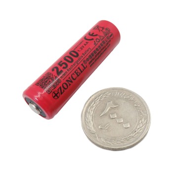 باتری نیکل متال هیدرید 1.2V قابل شارژ 2500mAh