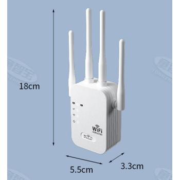 تقویت کننده وای فای Wifi Repeater با 6 آنتن تقویت کننده وای فای Wifi Repeater با 6 آنتن