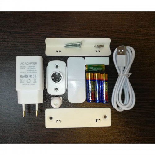 دزدگیر اماکن سیم کارتی کروی مدل W181 با چشمی بی سیم P819 و گارانتی 6 ماهه