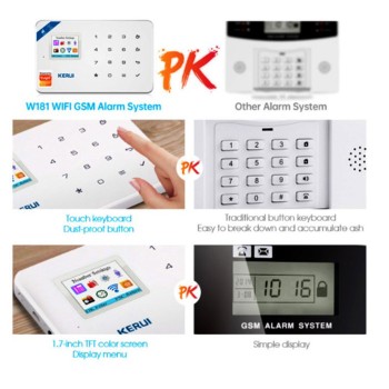 دزدگیر اماکن سیم کارتی KERUI W184 با حسگر حرکتی P819 و شبکه 4G گارانتی 6 ماهه دزدگیر اماکن سیم کارتی KERUI W184 با حسگر حرکتی P819 و شبکه 4G گارانتی 6 ماهه
