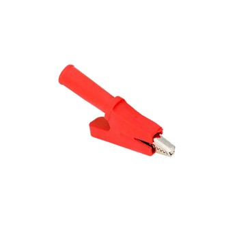 گیره سوسماری نیمه عایق با فیش موزی مادگی - رنگ مشکی گیره سوسماری نیمه عایق با فیش موزی مادگی - رنگ مشکی