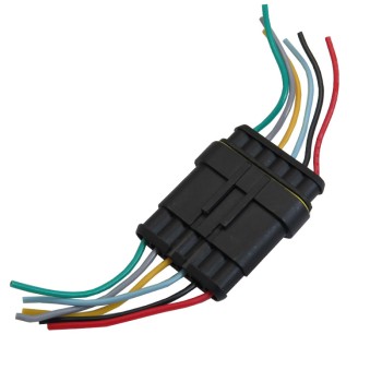 ست کانکتور نری و مادگی 6 پین ضدآب خودرو