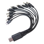 کابل شارژر USB چند منظوره یک به ده ( تبدیل اختاپوسی )
