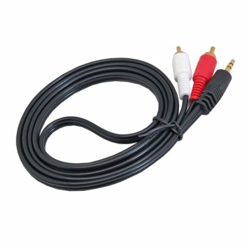 کابل تبدیل جک 3.5 میلی متری به دو RCA دارای طول 1.5 متر کابل تبدیل جک 3.5 میلی متری به دو RCA دارای طول 1.5 متر