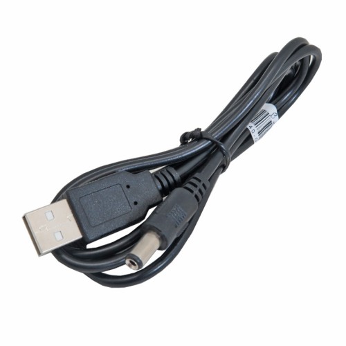 کابل تبدیل 120 سانتی متری USB به کانکتور نری 5.5 میلیمتری