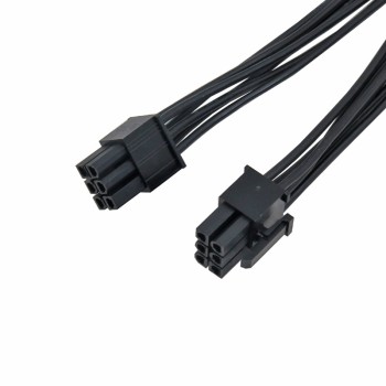 کابل تبدیل 6 پین مادگی پاور کارت گرافیک به دو 6 پین