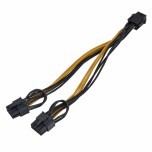 کابل تبدیل 6 پین مادگی پاور کارت گرافیک به دو 8 پین