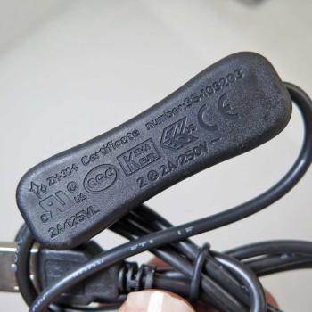 کابل سوئیچ دار دو سر USB طول یک متر