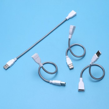 کابل افزایش طول 30 سانتی متری USB2.0 دارای بدنه آلومینیومی