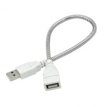 کابل افزایش طول 30 سانتی متری USB2.0 دارای بدنه آلومینیومی
