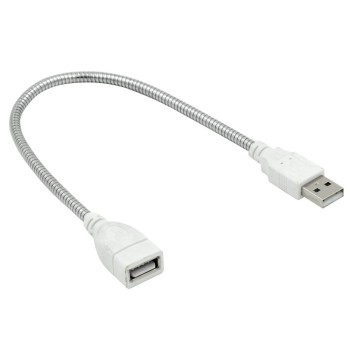 کابل افزایش طول 30 سانتی متری USB2.0 دارای بدنه آلومینیومی
