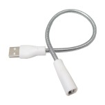 کابل افزایش طول 30 سانتی متری USB2.0 دارای بدنه آلومینیومی کابل افزایش طول 30 سانتی متری USB2.0 دارای بدنه آلومینیومی