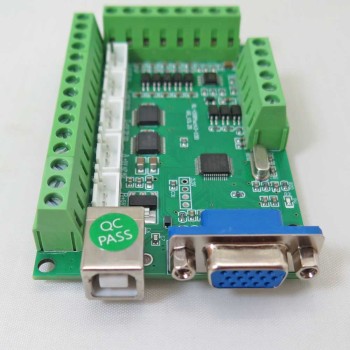 برد کنترلر CNC پنج محور USB MACH3 با خروجی 100KHz برد کنترلر CNC پنج محور USB MACH3 با خروجی 100KHz