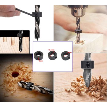 قفل شفت 8 میلی متری Punching Positioner Bit Limit Ring